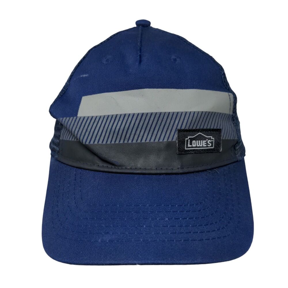 Lowe's Snapback Mesh Back Trucker Hat Blue One Size Adjustable